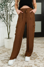 Load image into Gallery viewer, Off Duty Straight Leg Cargo Pants in  Brown
