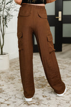 Load image into Gallery viewer, Off Duty Straight Leg Cargo Pants in  Brown
