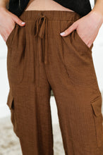 Load image into Gallery viewer, Off Duty Straight Leg Cargo Pants in  Brown
