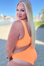 Load image into Gallery viewer, Oh So Orange Swim Top
