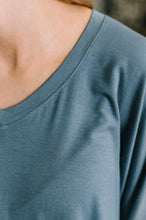 Load image into Gallery viewer, Ol' Reliable Top and Bottom Lounge Set in Dusty Blue
