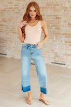 Load image into Gallery viewer, Olivia High Rise Wide Leg Crop Jeans in Medium Wash
