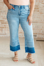 Load image into Gallery viewer, Olivia High Rise Wide Leg Crop Jeans in Medium Wash
