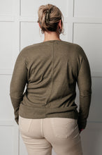 Load image into Gallery viewer, On a Roll Ribbed Knit V Neck Long Sleeve Top
