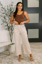 Load image into Gallery viewer, Only Pair High Waisted Wide Leg Bottoms in Linen
