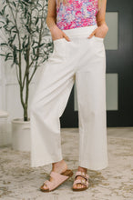 Load image into Gallery viewer, Only Pair High Waisted Wide Leg Bottoms in Off White
