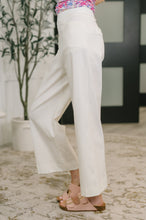 Load image into Gallery viewer, Only Pair High Waisted Wide Leg Bottoms in Off White
