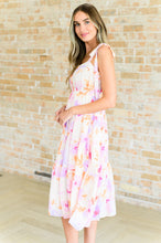 Load image into Gallery viewer, Pastel Petals Floral Midi Dress
