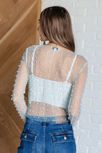 Load image into Gallery viewer, Pearl Diver Layering Top in Light Cyan
