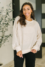 Load image into Gallery viewer, Petal Poise Floral Applique Pullover in Neutral
