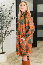 Load image into Gallery viewer, Petals After Dark Balloon Sleeve Dress
