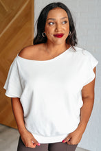 Load image into Gallery viewer, Pilates Princess Off Shoulder Top in Off White
