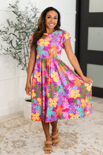 Load image into Gallery viewer, Pineapple Express Yourself Flutter Sleeve Dress
