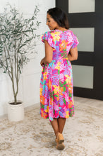 Load image into Gallery viewer, Pineapple Express Yourself Flutter Sleeve Dress
