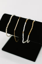 Load image into Gallery viewer, Poised &amp; Polished Bracelet Set in White and Gold
