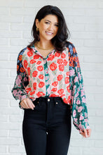 Load image into Gallery viewer, Presupposed Ideas Mixed Print Button Up Blouse
