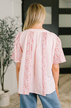 Load image into Gallery viewer, Pretty Prime Bell Sleeve Color Block Blouse
