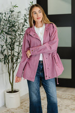 Load image into Gallery viewer, Puddle Jumper Full Front Zip Up Jacket in Mauve

