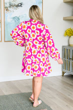 Load image into Gallery viewer, Magnificently Mod Floral Shirt Dress
