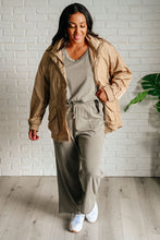 Load image into Gallery viewer, Rain, Rain Go Away Parachute Jacket in Camel
