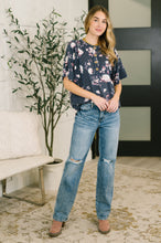 Load image into Gallery viewer, Really Simple Floral Henley Top- 3/3/2026 NEW
