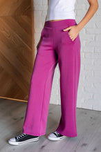 Load image into Gallery viewer, Resort Travel Wide Leg Crop Pant in Magenta
