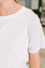 Load image into Gallery viewer, Rest Assured Basic Relaxed Tee in White
