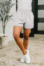 Load image into Gallery viewer, Rile Me Up High Waisted Shorts in Light Grey
