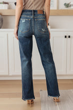 Load image into Gallery viewer, Rose High Rise 90&#39;s Straight Jeans in Dark Wash
