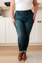 Load image into Gallery viewer, Rowena High Rise Pull On Double Cuff Slim Jeans
