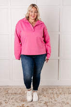Load image into Gallery viewer, Same Ol' Situation Collared Pullover in Hot Pink
