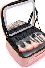 Load image into Gallery viewer, She&#39;s All That LED Makeup Case in Pink
