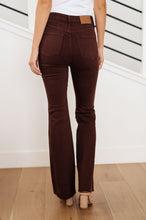 Load image into Gallery viewer, Sienna High Rise Control Top Flare Jeans in Espresso
