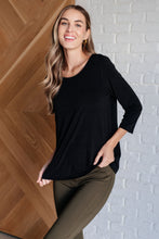 Load image into Gallery viewer, Signature Classic Round Neck Top in Black
