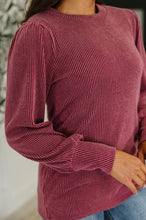 Load image into Gallery viewer, Simply Styled Balloon Sleeve Knit Top
