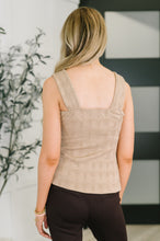 Load image into Gallery viewer, Smokey Fleur Floral Jaquard Tank
