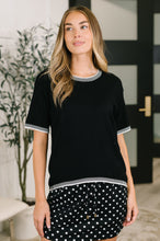 Load image into Gallery viewer, So Totally Me Trim Detail Casual Top

