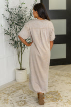 Load image into Gallery viewer, Soft But Savage Casual T-Shirt Dress in Beige
