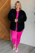 Load image into Gallery viewer, Soft Serve Brushed Microfiber Set in Neon Hot Pink
