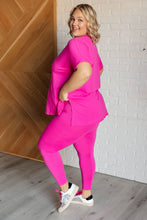 Load image into Gallery viewer, Soft Serve Brushed Microfiber Set in Neon Hot Pink
