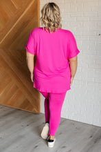 Load image into Gallery viewer, Soft Serve Brushed Microfiber Set in Neon Hot Pink
