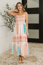 Load image into Gallery viewer, PREORDER: Spaghetti Strap Boho Print Dress

