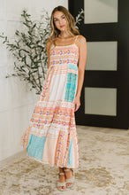 Load image into Gallery viewer, PREORDER: Spaghetti Strap Boho Print Dress
