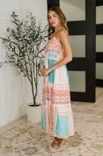 Load image into Gallery viewer, PREORDER: Spaghetti Strap Boho Print Dress
