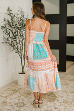 Load image into Gallery viewer, PREORDER: Spaghetti Strap Boho Print Dress
