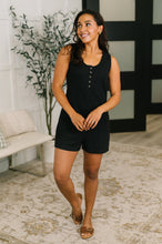 Load image into Gallery viewer, Spontaneous Outing Henley Romper
