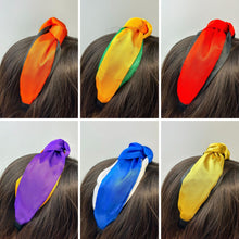 Load image into Gallery viewer, PREORDER: Game Day Jumbo Puffy Knotted Headbands in Six Colors
