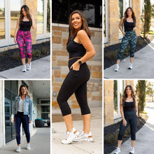 Load image into Gallery viewer, PREORDER: Capri Leggings with Pockets in Nine Colors
