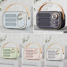 Load image into Gallery viewer, Retro Mini Bluetooth Speaker in Assorted Colors
