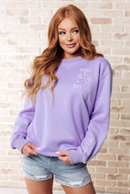 Load image into Gallery viewer, Stay Delulu Scuba Sweatshirt Periwinkle
